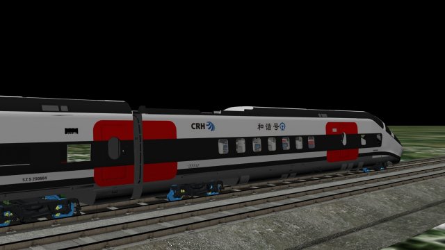 High speed railway 3D मॉडल .c4d .max .obj .3ds .fbx .stl .blend 