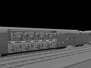 High speed railway 3D मॉडल