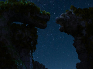 ड्रैगन टाइगर माउंटेन 3D मॉडल