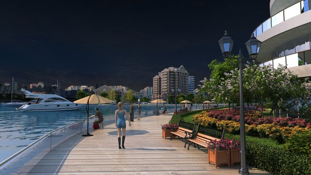 City building 3D-Modell .c4d .max .obj .3ds .fbx .stl .blend 