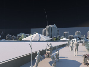 City building 3D-Modell