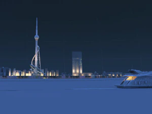 City building 3D Model