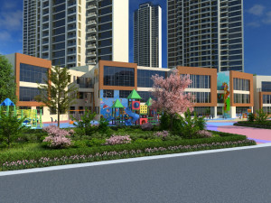 Kindergarten Modello 3D