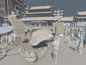 Ancient building 3D 模型