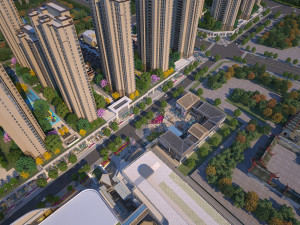 City building 3D Модель