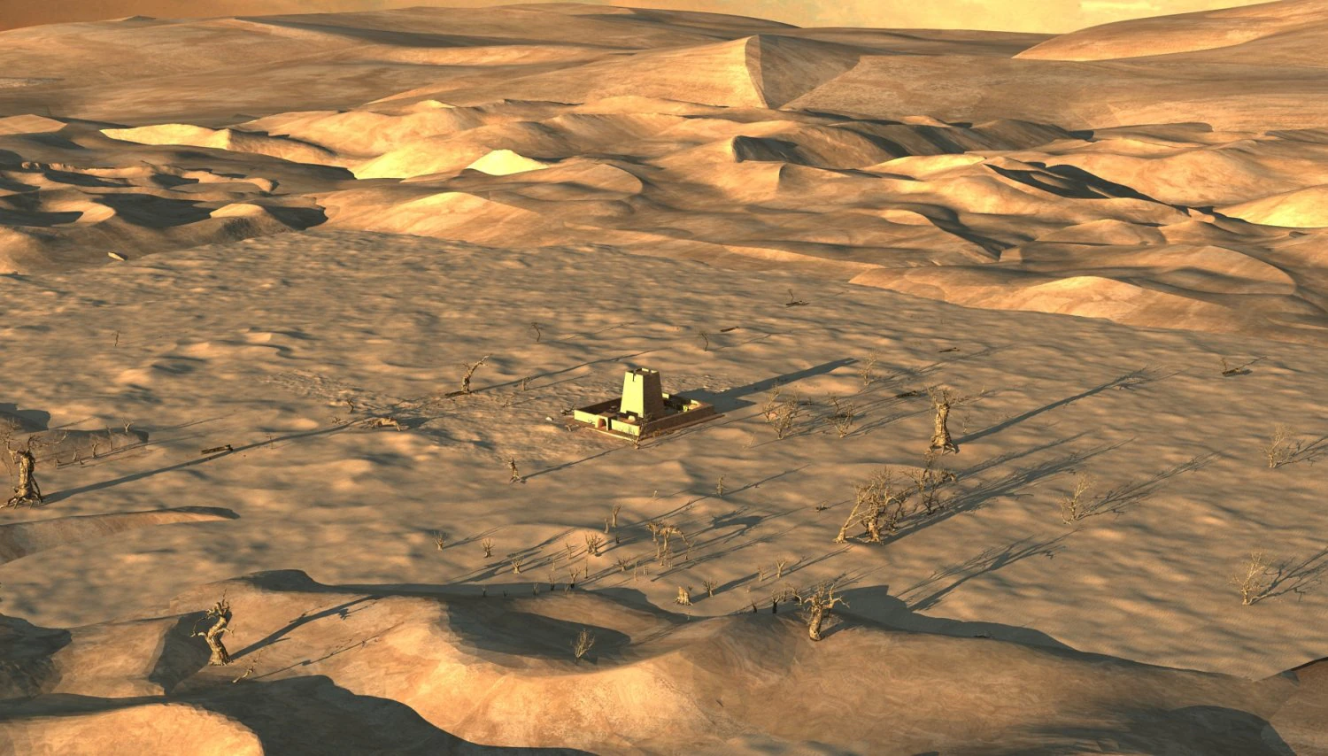 Desert 3D Model .c4d .max .obj .3ds .fbx .stl .blend 