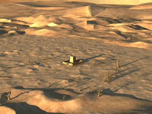 W&uuml;ste 3D Modell