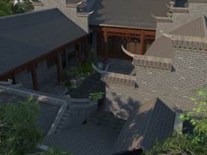 Siheyuan Model 3D