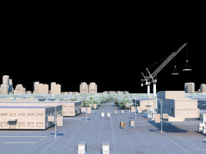 Urban Construction 3D Modell