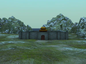 Міські ворота 3D Модель