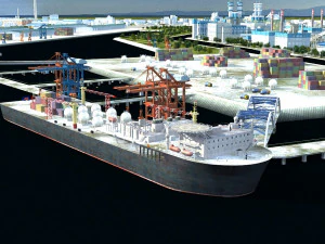 Порт 3D Модель