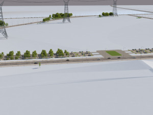 Power station 3D Model