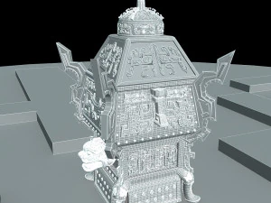 삼각대 3D 모델