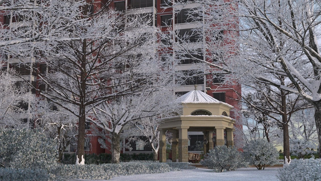 Snow scene 3D Model .c4d .max .obj .3ds .fbx .stl .blend 