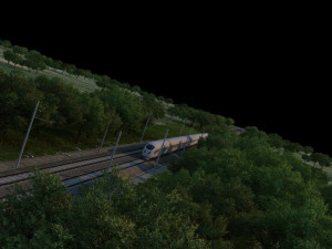 Train 3D मॉडल