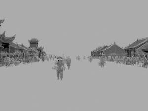 Ancient streets 3D Model
