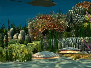 Fondo del mar Modelo 3D