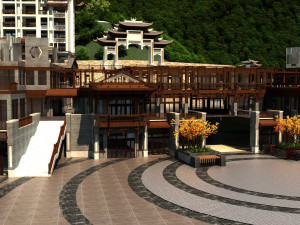 Guizhou Architecture 3D Модель