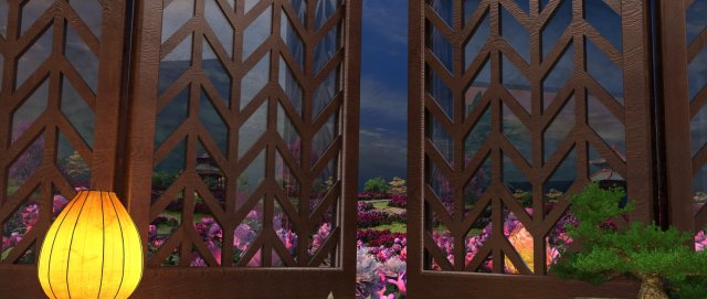 Garden Model 3D .c4d .max .obj .3ds .fbx .stl .blend 