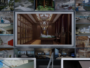 Monitoring room 3D 모델