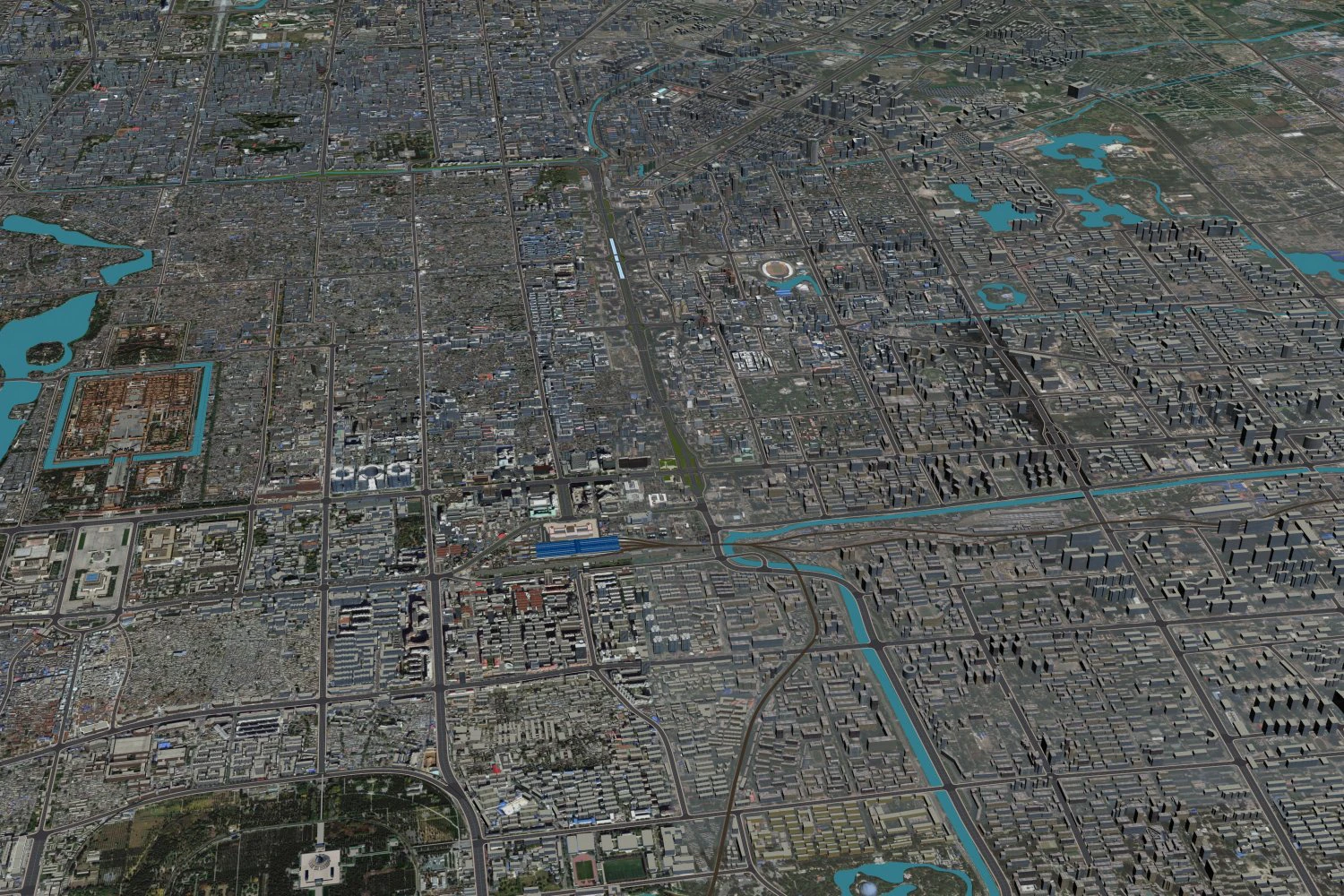 Beijing 3D Model .c4d .max .obj .3ds .fbx .stl .blend 