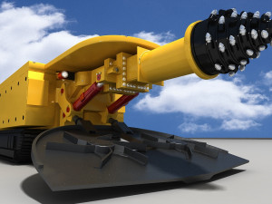 Roadheader 3D Model