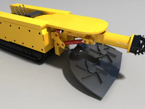 Roadheader 3D Model