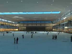 Ice rink 3D Model