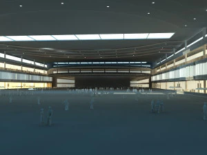 Ice rink 3D Model