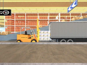 Logistics port 3D Model