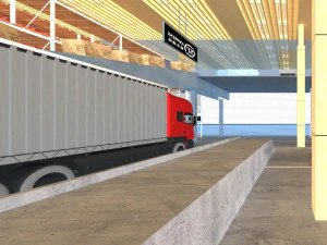 Logistics port 3D Model