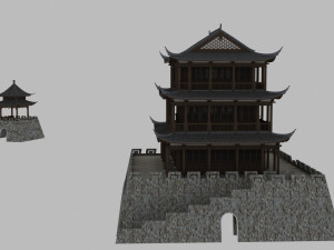 Ancient building Model 3D