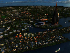 Overlooking the city 3D Model