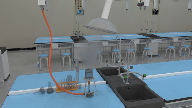 Laboratory Modelo 3D .c4d .max .obj .3ds .fbx .stl .blend 