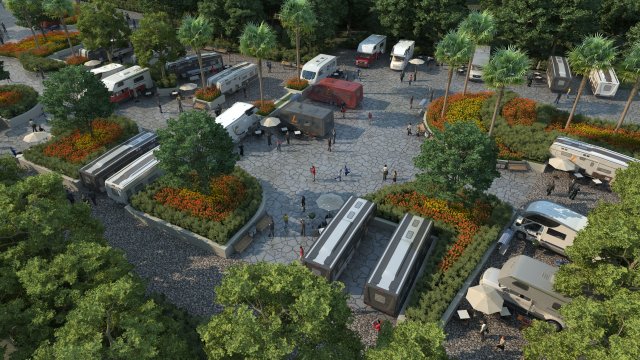 Car camp 3D Model .c4d .max .obj .3ds .fbx .stl .blend 