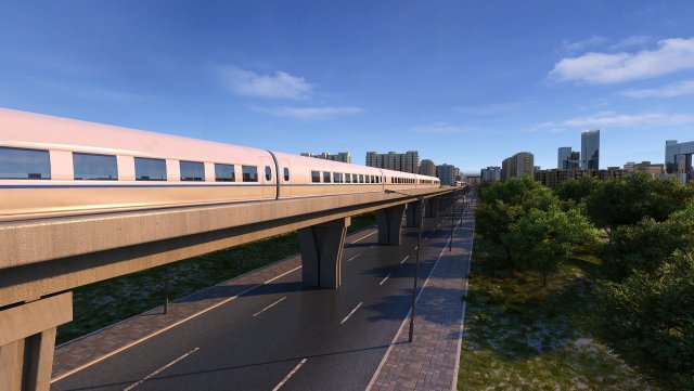 Train 3D मॉडल .c4d .max .obj .3ds .fbx .stl .blend 