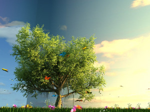 Banyan tree 3D Model