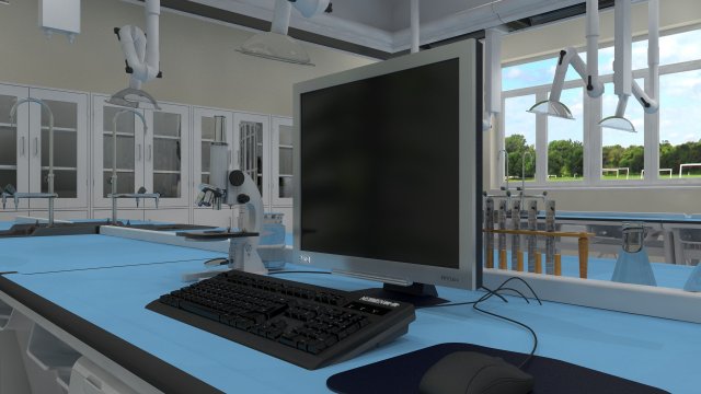 Laboratory 3D-Modell .c4d .max .obj .3ds .fbx .stl .blend 