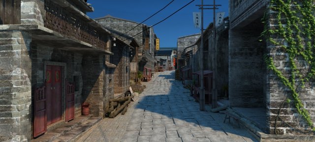 Ancient town 3D Модель .c4d .max .obj .3ds .fbx .stl .blend 