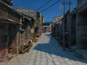 고대 도시 3D 모델