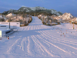 Ski facility 3D Model