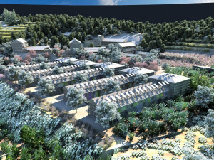 Mountain village Model 3D