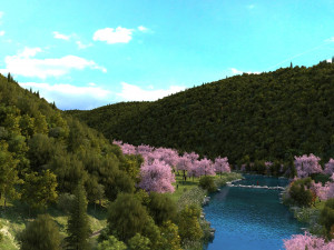 Valley 3D Model