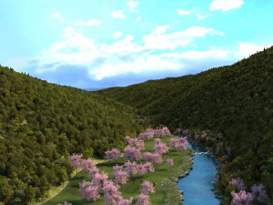 Valley 3D Model