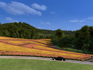 Mountain village 3D Model