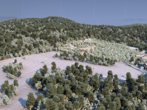 Mountain village Modèle 3D