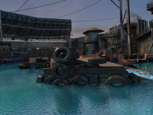 Water park Modello 3D