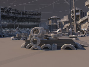 Water park Modello 3D