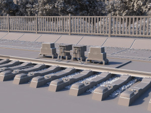 Rail 3D Model