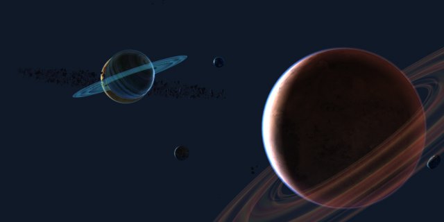 Space 3D Model .c4d .max .obj .3ds .fbx .stl .blend 
